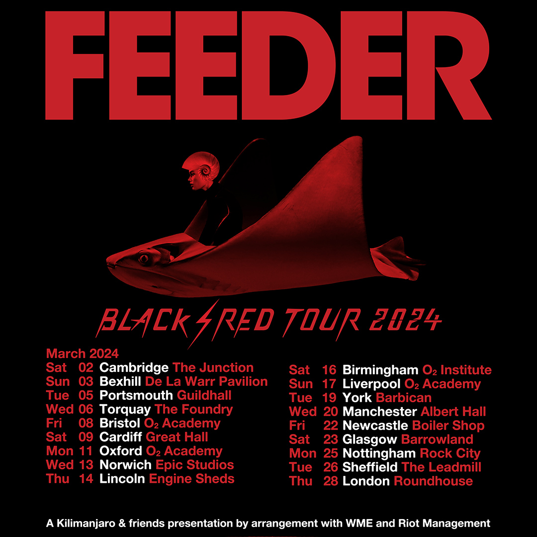 Tonight @FeederHQ bring the Black/Red tour to Birmingham🙌Support from @chillijesson. Doors at 7pm. Our usual security measures are in place - no bags bigger than A4 - please check our pinned tweet for details 🙏