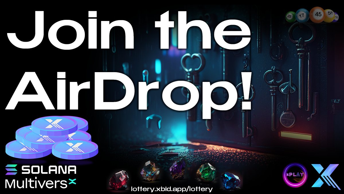 🔥JOIN THE AirDrop!🔥

Let's go! 200 participants who sign up for this #AirDrop will have the chance to get: 1 #MysteryBoxKey,  20 $XBID and 300 $XPLAY!

⭐️Click Here:
forms.gle/yxGSvtDvCDvvP8…

Good luck!
@PulsarTransfer send 1000000 MEX to 1000 reactions
#MultiversX #Solana #XBID
