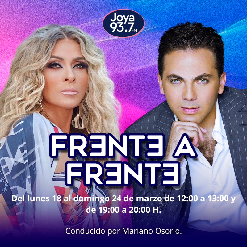 Joya937FM's tweet photo. 🚨¡Semana especial!🚨
No olvides que este lunes tendremos esta gran programación de #FrenteaFrente con los mejores éxitos de @OficialYuri y @CristianCastro conducido por @marianoosorio1. 🤩

#HoyConMariano25años https://t.co/0OzHV8Egao