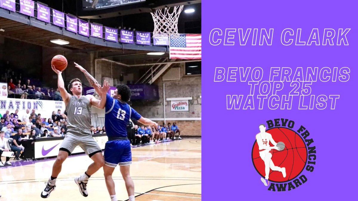 Congratulations to Cevin Clark on being named to the Bevo Francis Top 25 Watch List! @smcollegehoops @NAIAHoopsReport