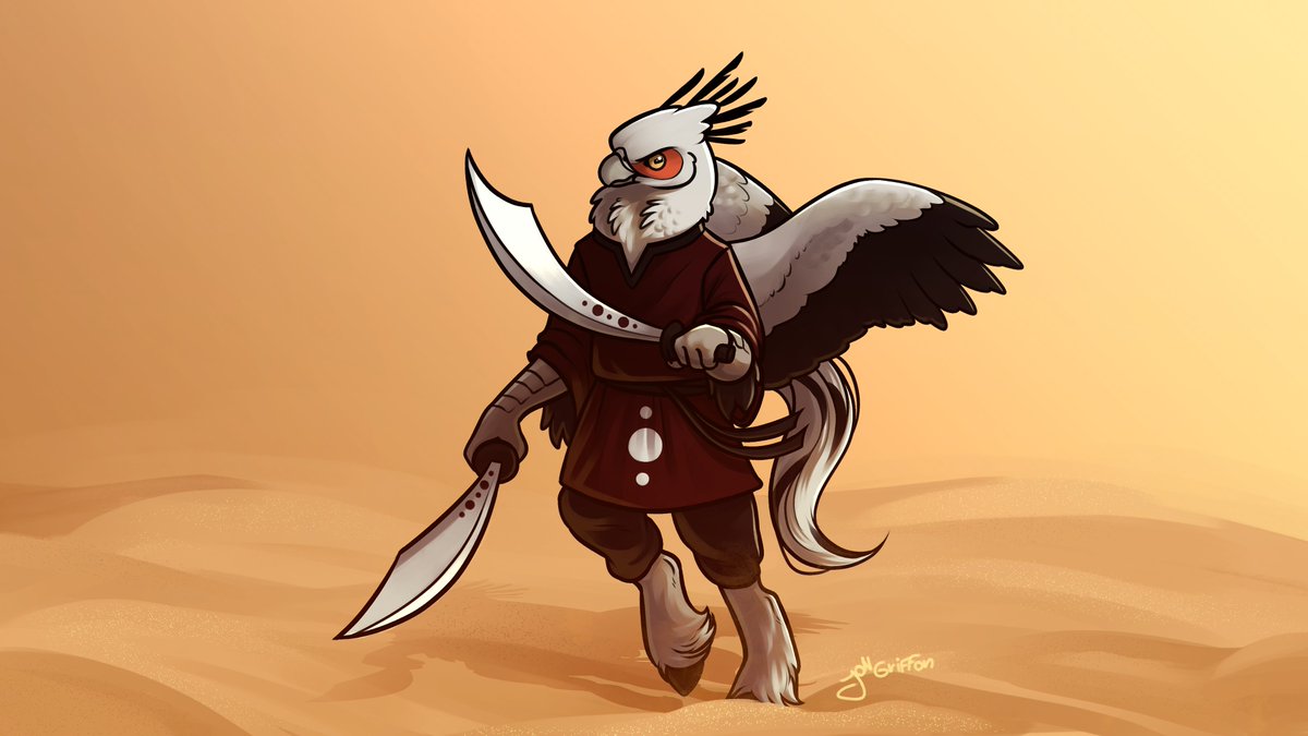DJFoxProjects's tweet photo. [MANGA]  

Umit est un hippogriffe secrétaire âgé de 38 ans.
C'est le dernier membre de son espèce. Ils ont tous été décimés dans une guerre qui s'est déroulée il y a 30 ans.

Il n'a qu'un bût en tête : retrouver les siens.

Comment va-til s'y prendre ?

art by @JonGriffon_ https://t.co/tJzDraWirX