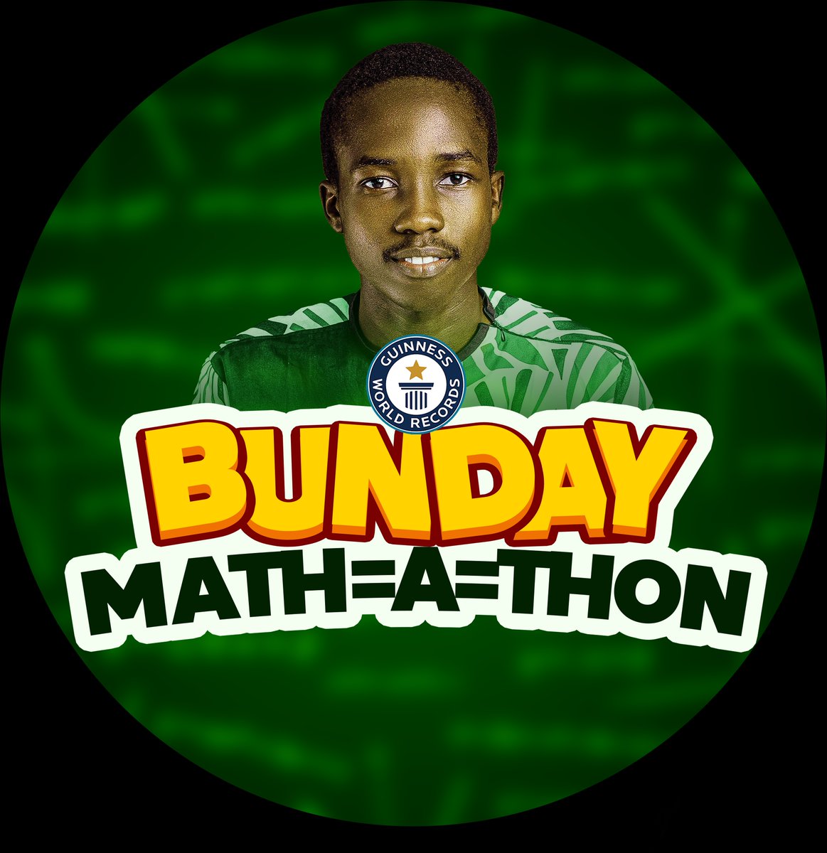 Dear Supporters, the Guinness World Record attempt for Longest Mathematics Tutorial by Emmanuel Samuel (Bunday) is ongoing and update would now be shared here as the former account has been suspended.

Kindly follow us up here &amp; repost!

Victory is near
#GoBunday #BundayMathathon