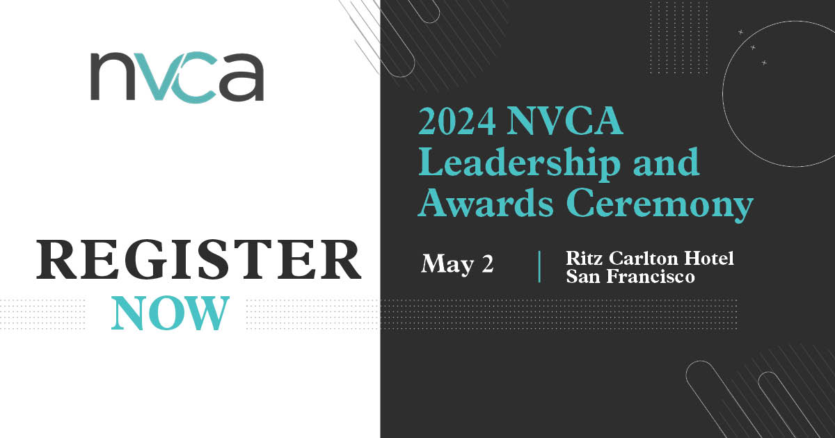 📞 Calling all #VCs ➡️ Let’s recognize the startup ecosystem and its critical role in advancing the development of life-saving and life-changing technologies. Sign up to shape the future at the NVCA Leadership Gala and Awards Ceremony on May 2 ⬇️ bit.ly/2024_VCAwards