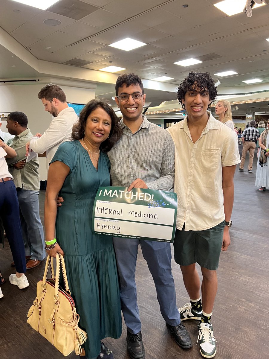 Congratulations to Neel who matched at his top choice internal medicine program at Emory University in Atlanta!