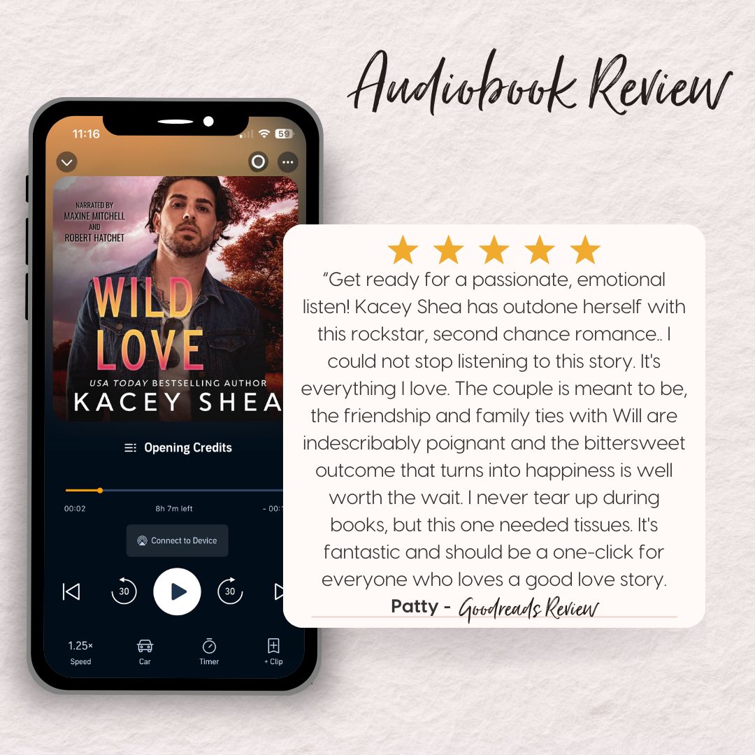 I'm absolutely gushing over these early reviews for Wild Love! I can't tell you how much it means to me that you love this book as much as I do! 🥹💕 #romancebooks #romanceaudiobooks #audiobooks #wildlove