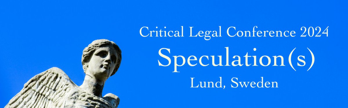 Critical Legal Conference 2024 : Speculation(s) criticallegalthinking.com/2024/03/15/cri… via @critlegthinking