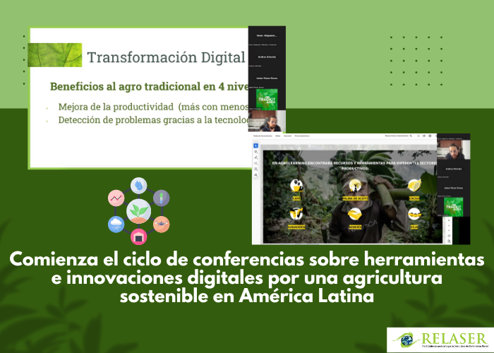 Con la presentación de dos casos de éxito, inició el ciclo de conferencias sobre herramientas e innovaciones digitales para una agricultura más sostenible en América Latina. Conoce de qué tratan y cómo ponen la tecnología al servicio de l@s productores👉🏼cutt.ly/5w03XSUk