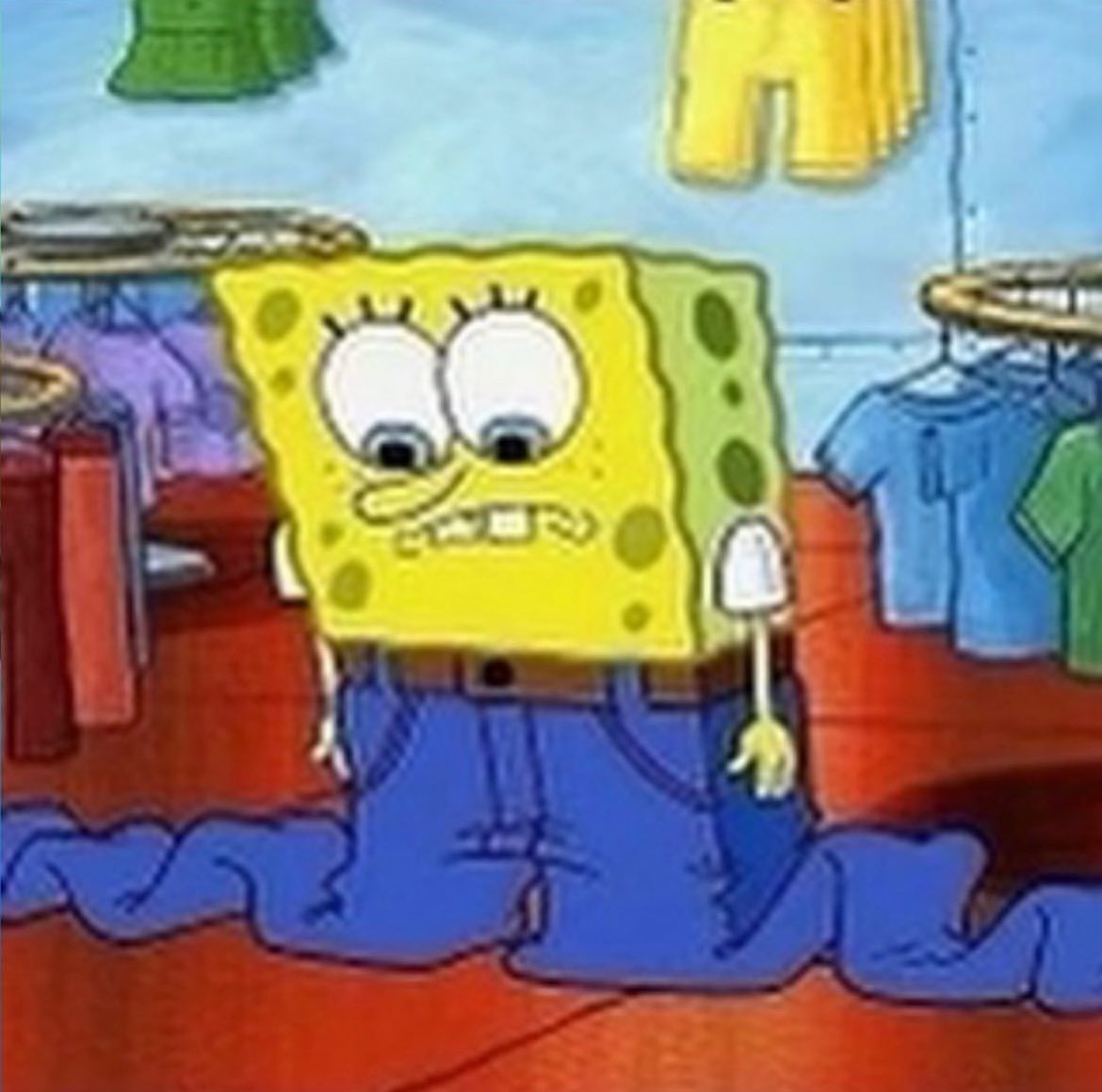 craftybjoern's tweet photo. Spongebob Fashion Grails https://t.co/LYlEHLBLC0
