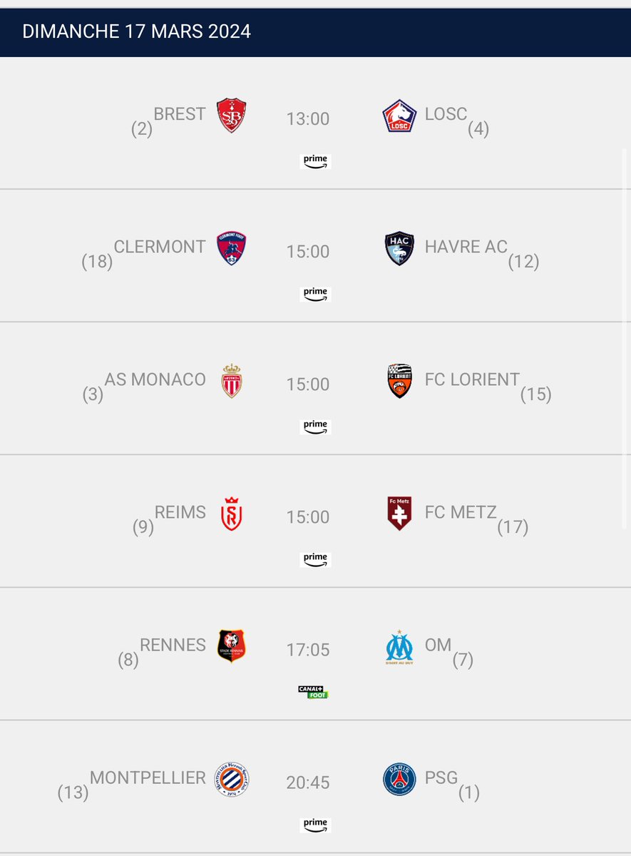 Tic tac tic tac, voici le programme de la 26eme journée de <a href="/Ligue1UberEats/">Ligue1UberEats</a> !

On debrief tout ça lundi soir en compagnie d’un invité. Bah oui on est de retour, t’as cru quoi ?

Twitch.tv/KusaData 🟣