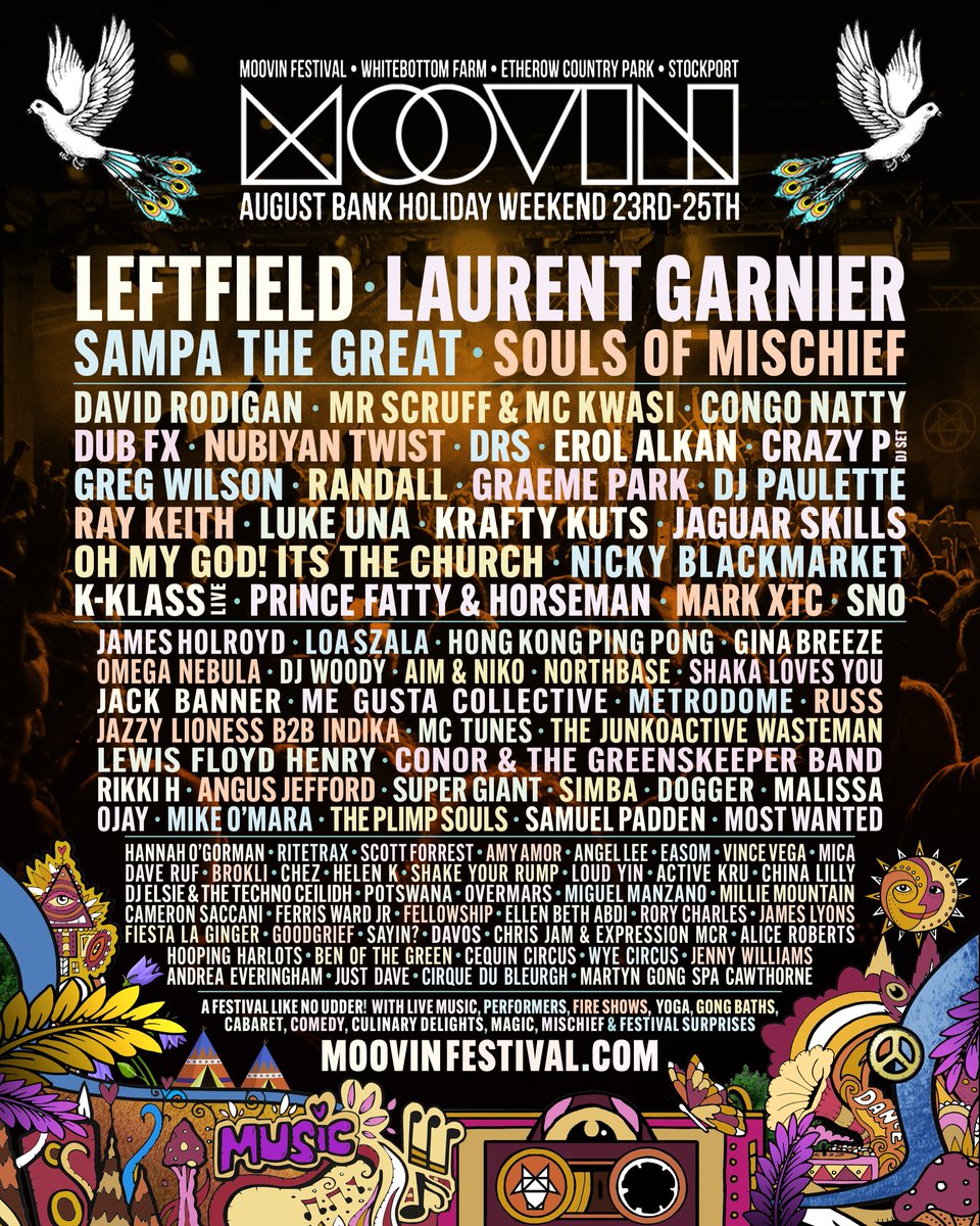 August Bank Holiday weekend.....@moovinfestival Tickets on sale now moovinfestival.com 😎