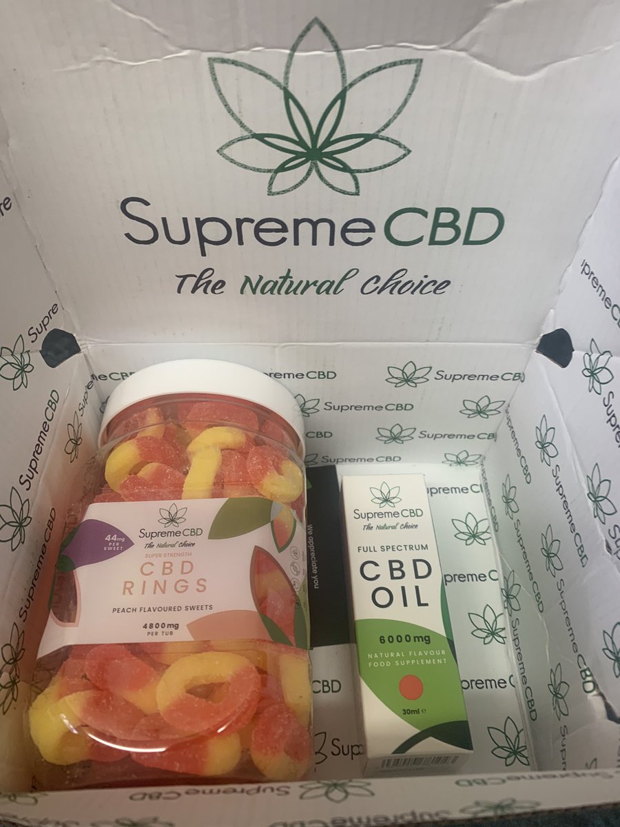 Another delivery of <a href="/supreme_cbd/">Supreme CBD - UK’s #1 CBD OIL</a> just arrived, i cannot tell you how much this has helped me with anxiety and I also have sleep apnoea and these products have helped me so much, they are an absolute game changer, big thanks to <a href="/afowler06/">Anthony Fowler</a> and <a href="/PaulMerse/">Paul Merson</a> and others 👊🏻