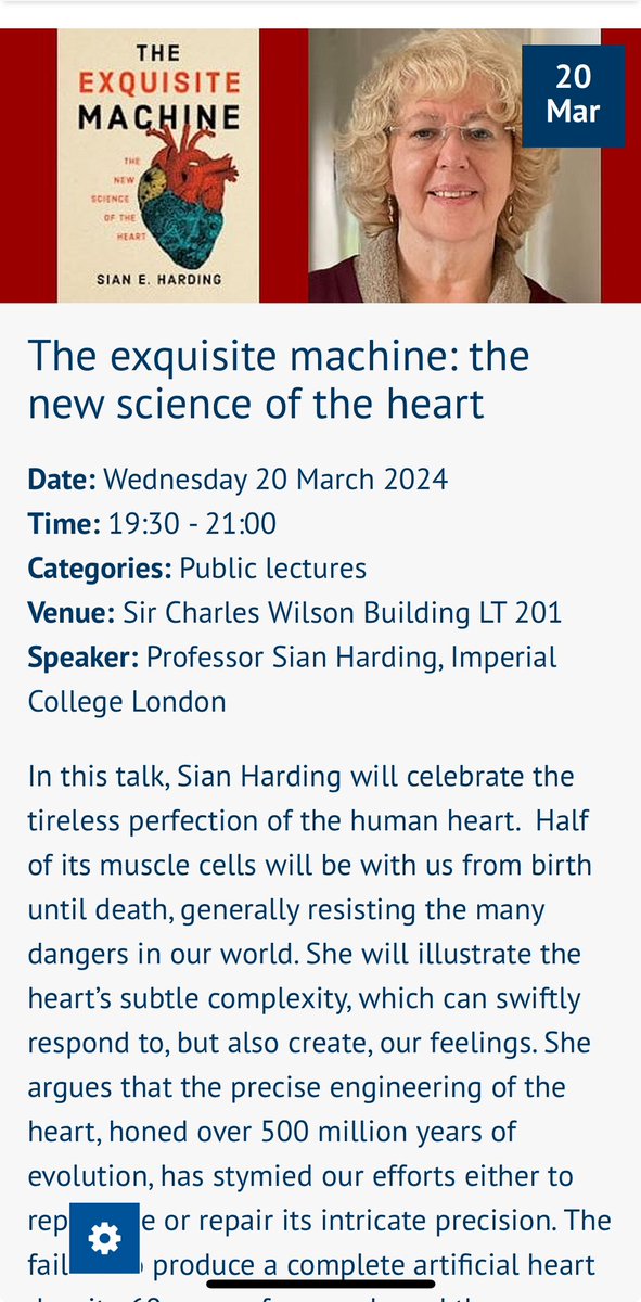 knowledge24 (@knowledgen24) on Twitter photo New Science of the #Heart
Lecture by @sian_harding #UCL
March 20th Glasgow University
<a href="/UofGlasgow/">University of Glasgow</a> <a href="/NESKnowledge/">We're not on X anymore – formerly @NESKnowledge</a> <a href="/NHS_Education/">NHS Education for Scotland (NES)</a> New Science of the #Heart
Lecture by @sian_harding #UCL
March 20th Glasgow University
<a href="/UofGlasgow/">University of Glasgow</a> <a href="/NESKnowledge/">We're not on X anymore – formerly @NESKnowledge</a> <a href="/NHS_Education/">NHS Education for Scotland (NES)</a>