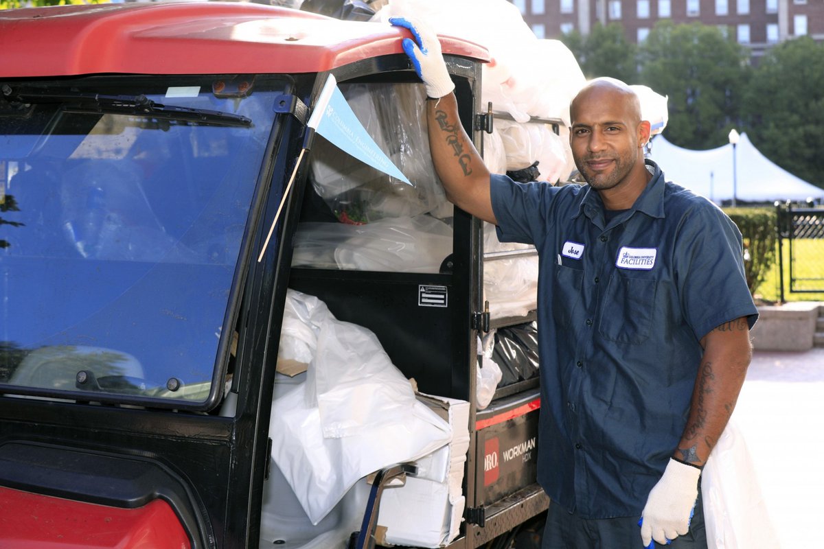 In honor of #GlobalRecyclingDay, we would like to thank Columbia Operations for helping our campus become more sustainable each day ♻️#ColumbiaCollege1754 #Recycle #Sustainability #Green