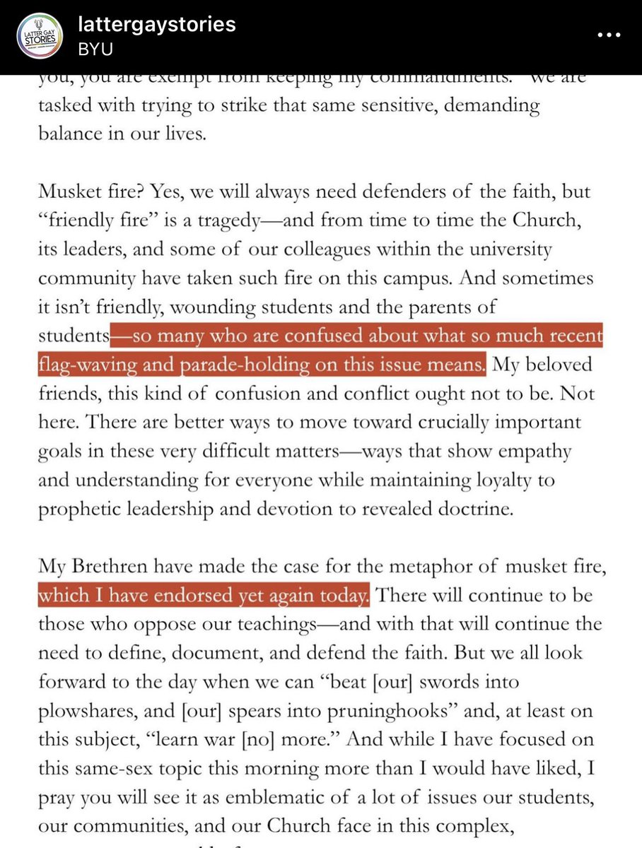Several parts of Holland’s talk, including the reference to my graduation speech, have been quietly removed from the volume that this UNIV 101 course will be using (red highlight shows what has been removed).