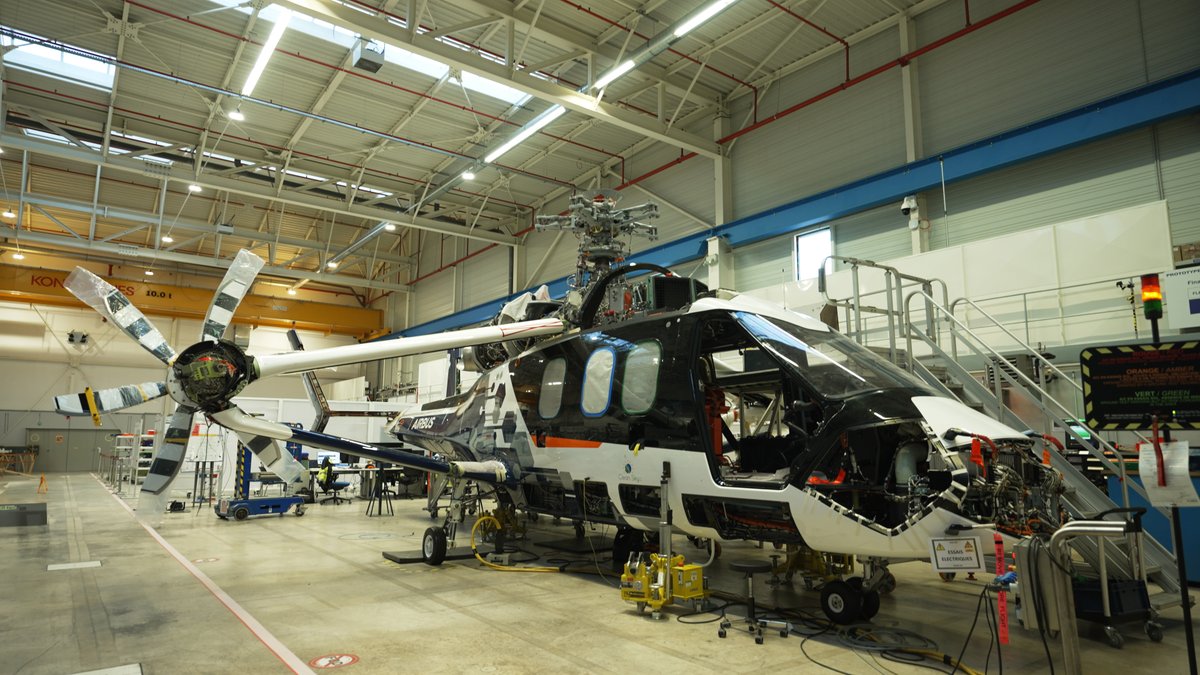 AvioAero's tweet photo. The 1st flight of @AirbusHeli new RACER high-speed demonstrator is imminent!
We sat down w/ Julien Guitton at #CAAF2024 along with Tomasz Krysinski to learn more about how the team is preparing to the huge milestone for this aircraft,
https://t.co/JsjYvmuZxc
@clean_aviation https://t.co/bsea4siHwM