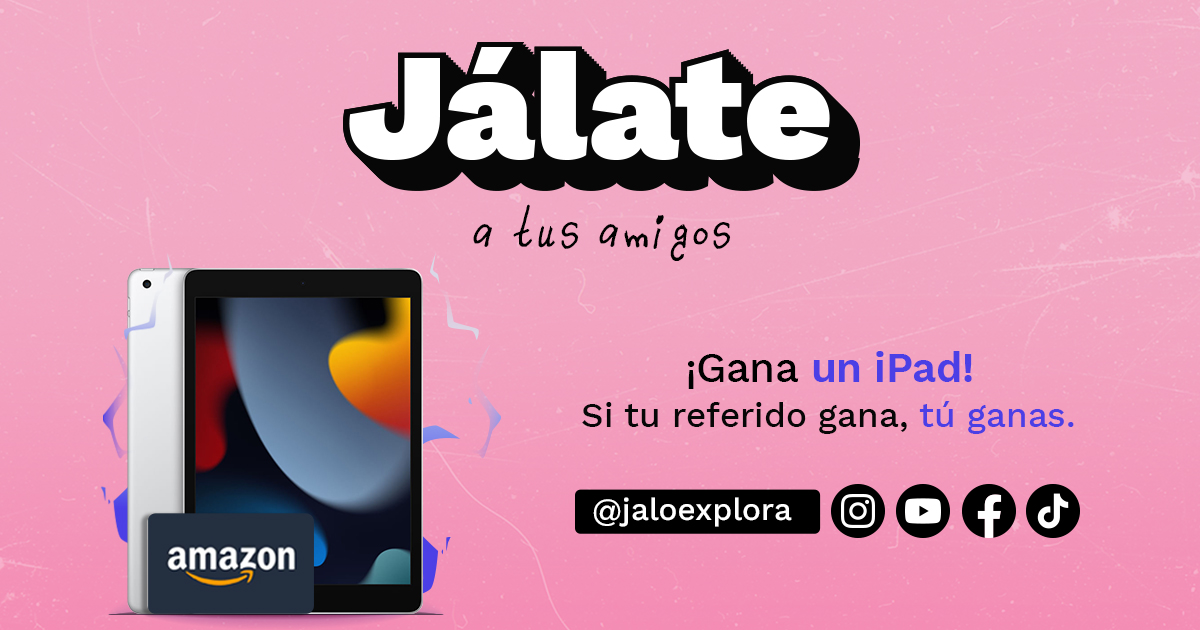 ExaAcapulco's tweet photo. ¡Gana un iPad refiriendo amigos o atrapa tarjetas de regalo explorando la ciudad! Sigue a @jaloexplora en Instagram para más detalles. https://t.co/xSNMcJsbQe, recompensas cerca de ti.
Consulta términos y condiciones. https://t.co/8Hqvn3b0y9