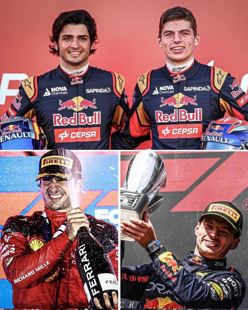 #OTD 9 years ago these successful #rookies gave their debut in #Formula1

Meanwhile they won the last 20 races alone!

#F1 #Verstappen #Sainz #ToroRosso #RedBull #Ferrari #AustralianGP