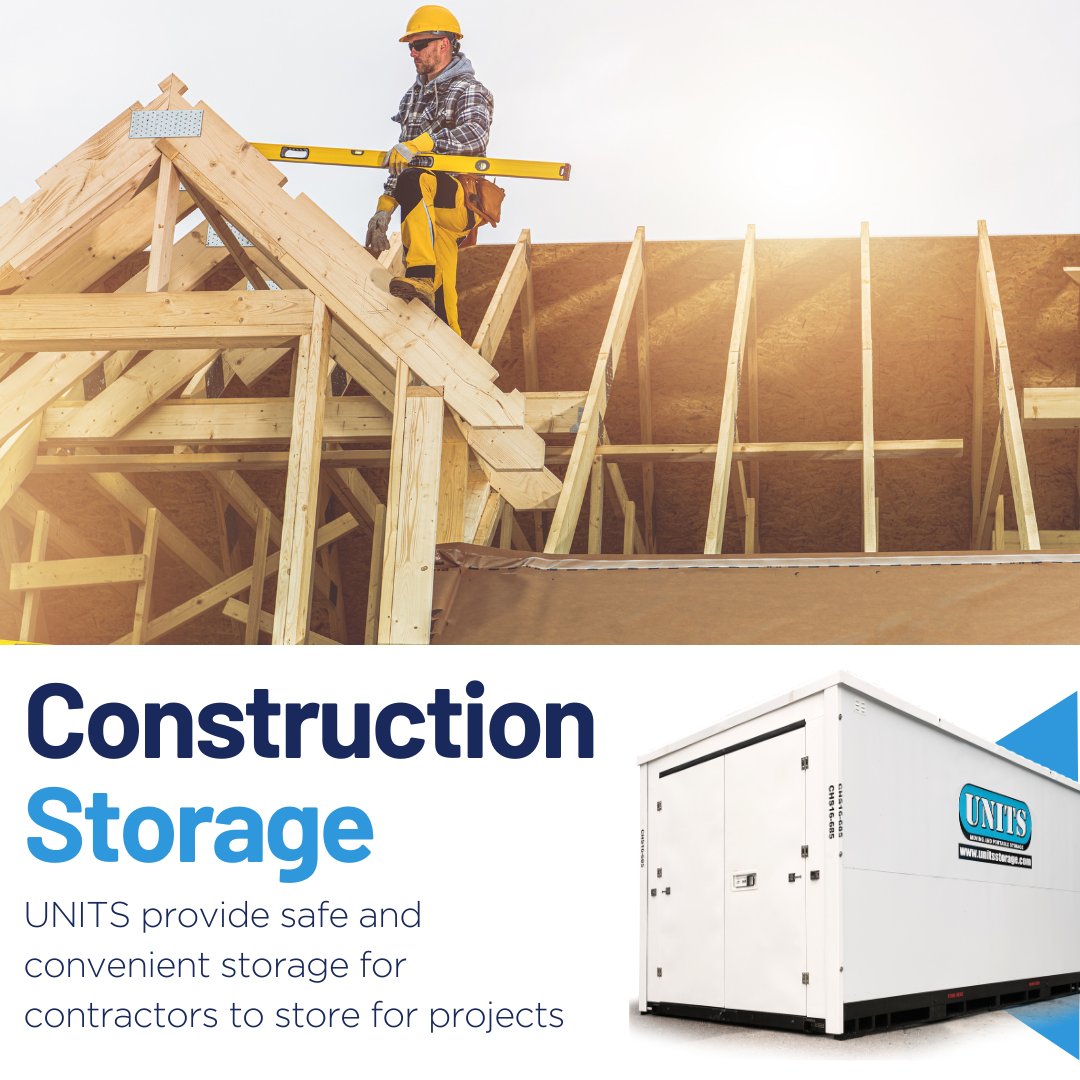 UNITSMilwaukee's tweet photo. With UNITS, portable storage is right on site. Say goodbye to wasted time and hello to efficiency. Keep your tools and materials secure and accessible. Learn more: https://t.co/Vla4meZZp0

#UNITS #portablestorage #storage #Construction #JobSite #contractors #Milwaukee #WI https://t.co/4A3gR2MB4T