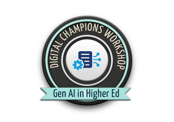 Thank-you to all the students & staff who came to our workshop, Exploring Gen AI in Higher Education 🤖

You've all been issued with your #DigitalBadges

#AI #GenAI #HigherEducation #DigitalSkills #BigData #DigitalWellbeing #UniversityofGalway #StaffStudentPartnership