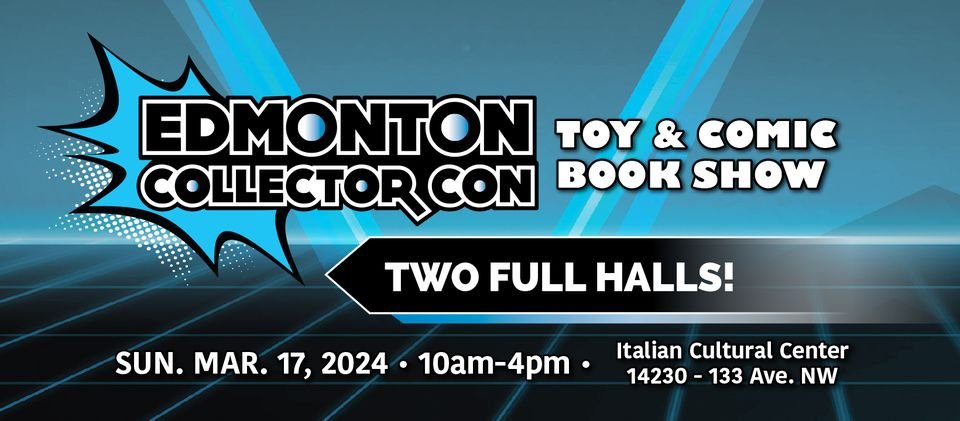 No plans for the weekend?
Maybe check out the Edmonton Collector Con on Sun, then swing by RT HQ?
A full day of nerding! How can you say no?
You can't.

#YEGevents #Collector #ToyShow #Comics #Toys