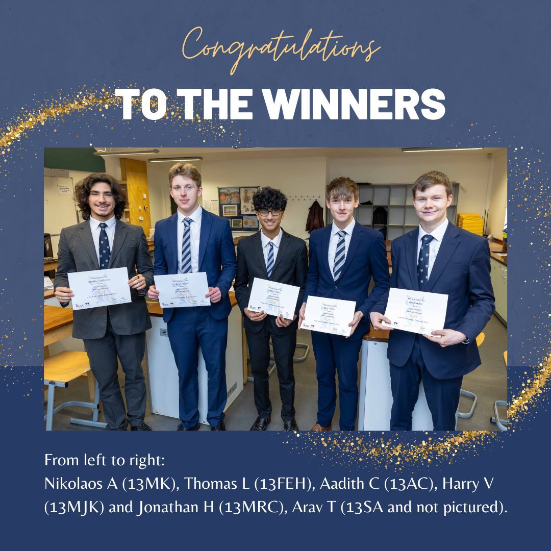🥇👏  Congratulations to our Biology students for achieving Gold in the British Biology Olympiad 2024, who showcased problem-solving skills &amp; deep understanding of core Biology principles. Proud of their remarkable achievement! #WeAreRedingensians #BritishBiologyOlympiad
