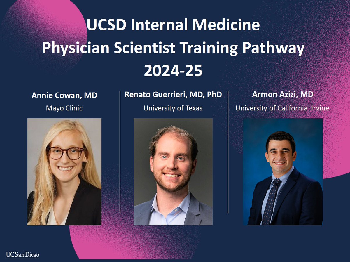 🎉Thrilled to welcome the newest cohort of trainees to the UCSD Physician Scientist Training Program! Here's to groundbreaking discoveries and advancing healthcare together. #UCSDPSTP #FutureLeadersInMedicine @ucsdim @UCSDHealthSci