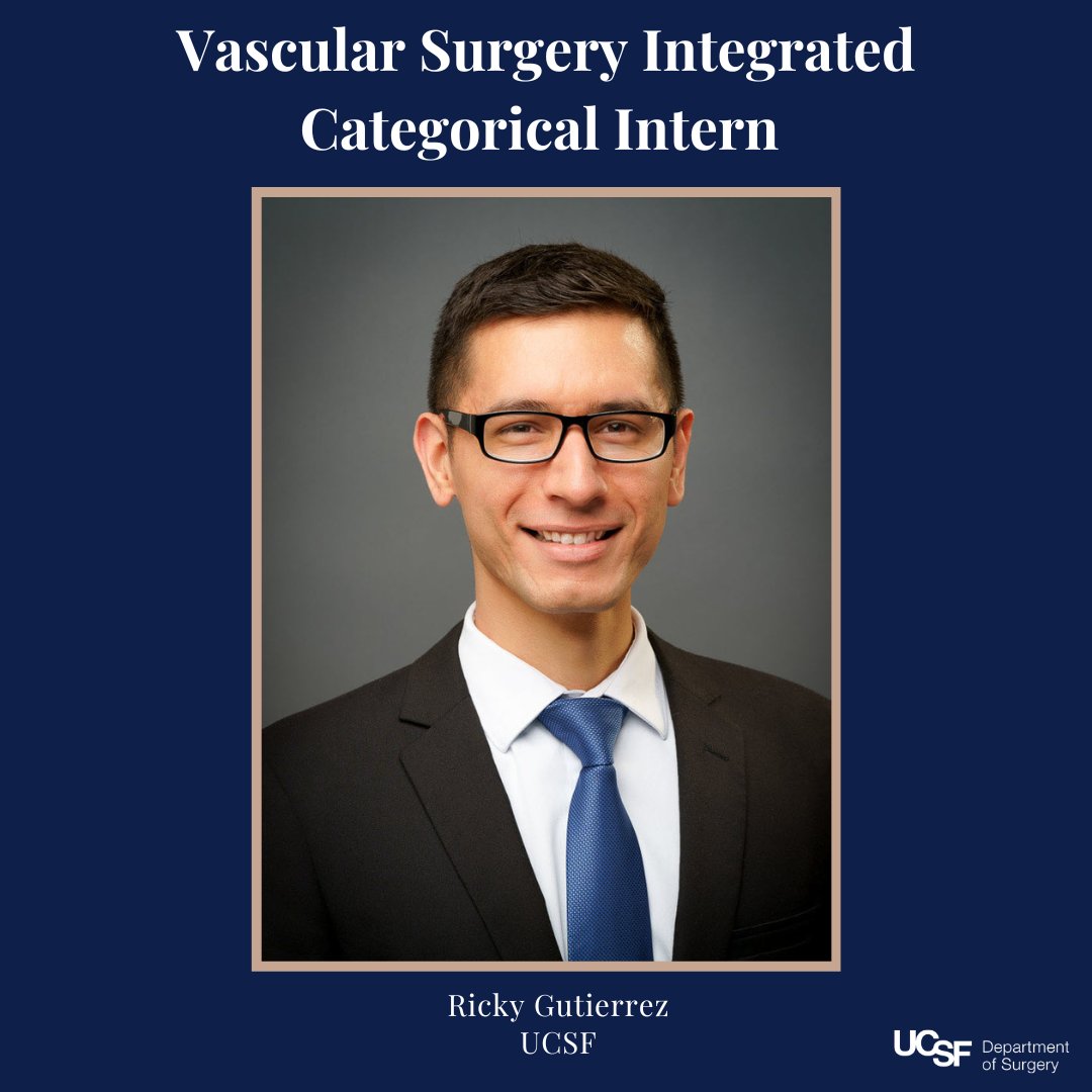 🥳🥳 Drumroll, please‼️With overflowing excitement, we are proud to match Dr. Ricky Gutierrez @rgutz_25 into our @UCSFvascular Surgery Residency. A heartfelt welcome to you as you begin this exciting chapter with us! #Match2024 🎉🎉