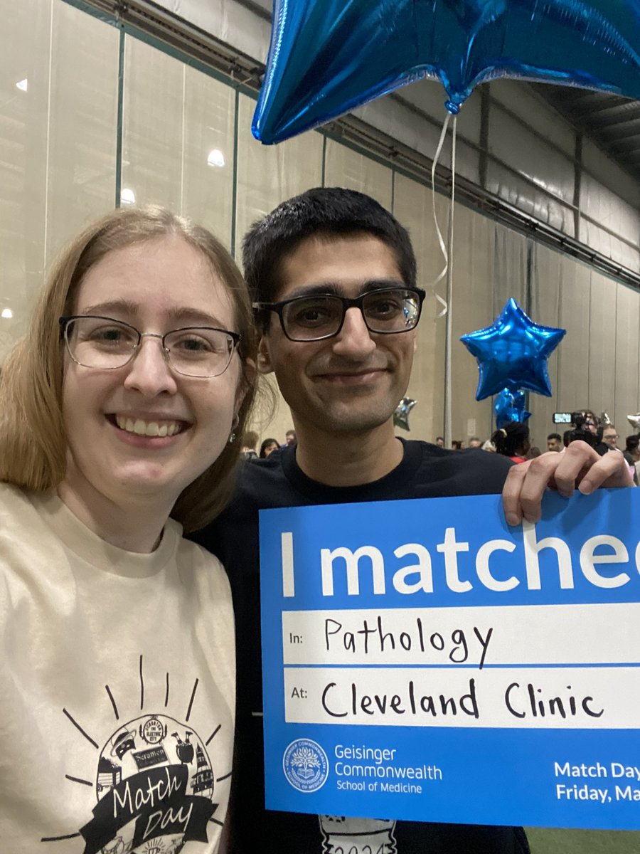 This image is dedicated to the college advisor that told me I wouldn't make it to medical school. We're going to @CCFPathRes! Thank you to everyone who helped me along this journey.

#Match2024 #Path2Path #PathMatch24 #GCSoMMatchDay #PathMatch2024