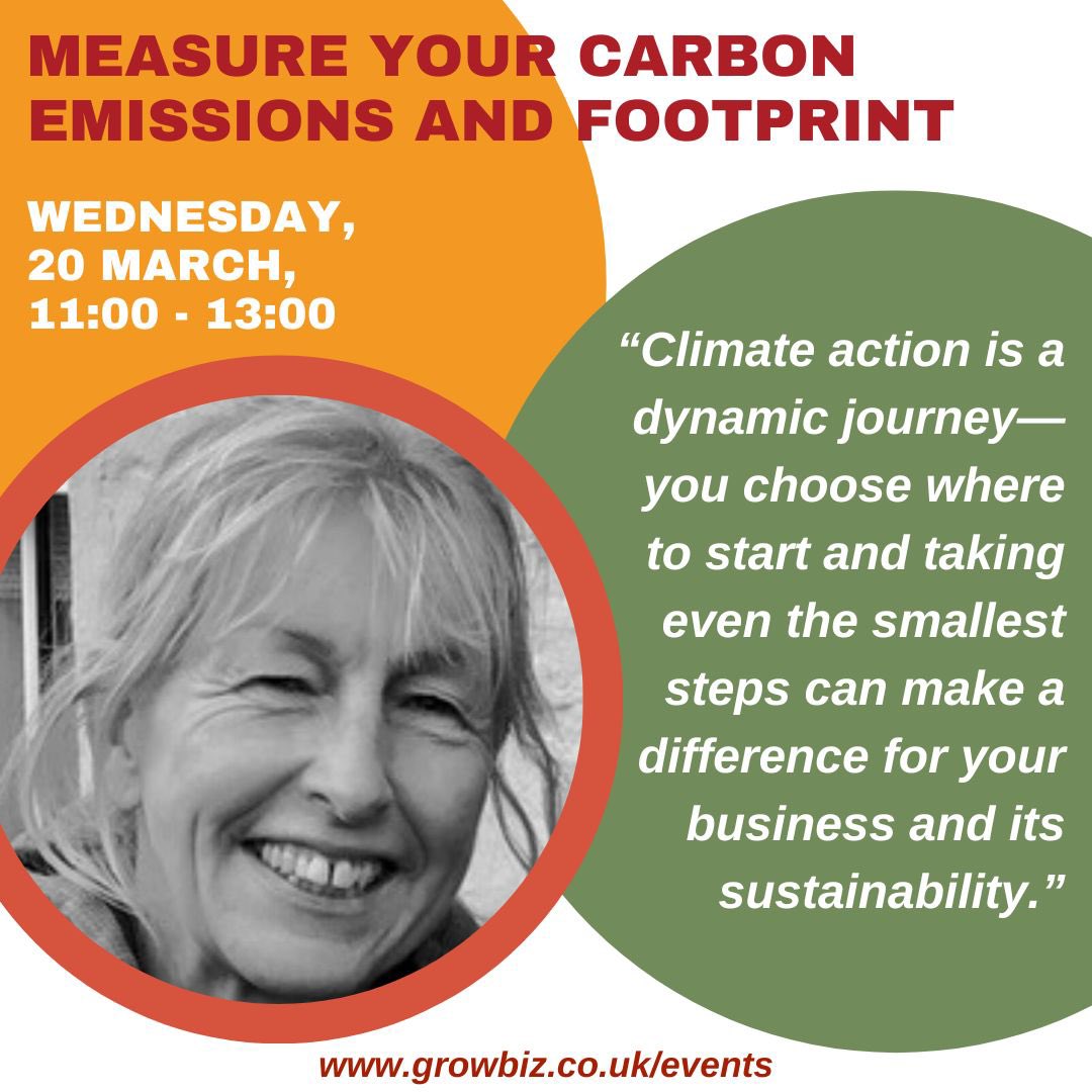 Join team member Janet, and Thomas Billam from @ZeroWasteScot, at our interactive online workshop next week to take a look at your business’ carbon footprint — an event funded by @sserenewables for #rural businesses in Perth and Kinross. #SSERenewables