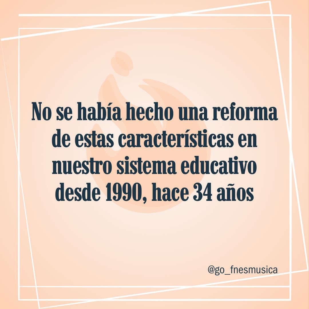GO_FNESMUSICA's tweet photo. NUEVA LEY de ENSEÑANZAS ARTÍSTICAS ‼️ https://t.co/rJRm7UOaIM