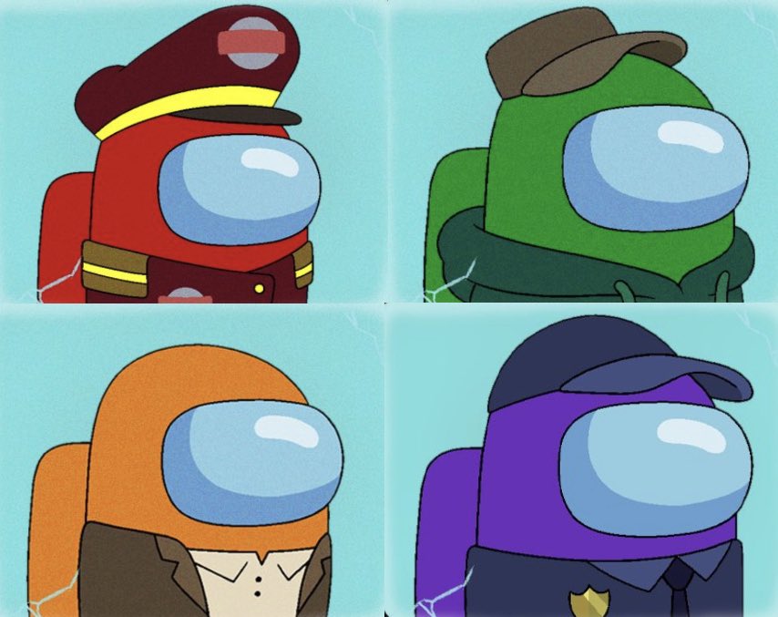 DiscussingFilm's tweet photo. First look at the animated ‘AMONG US’ series.

• Randall Park as Red
• Elijah Wood as Green
• Ashley Johnson as Purple
• Yvette Nicole Brown as Orange https://t.co/jBHaeh4Qxm