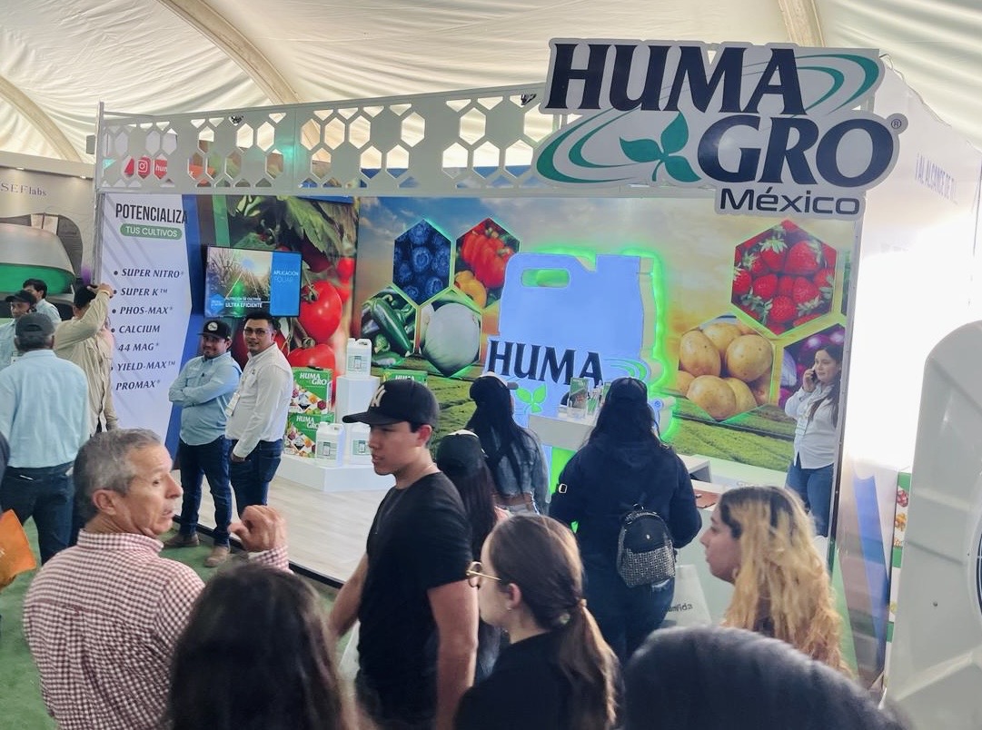 HumaGro's tweet photo. Our Huma Gro México team is looking forward to meeting you at the ExpoCeres Agroinnovación 2024 in Los Mochis, Sinaloa. Visit them at stand 411 and 412 to learn how our products can help you grow healthier plants!🌱

#Mexico #SoilHealth #RegenAg #Agriculture #HumaGro #Huma https://t.co/MZKvhNxyDh