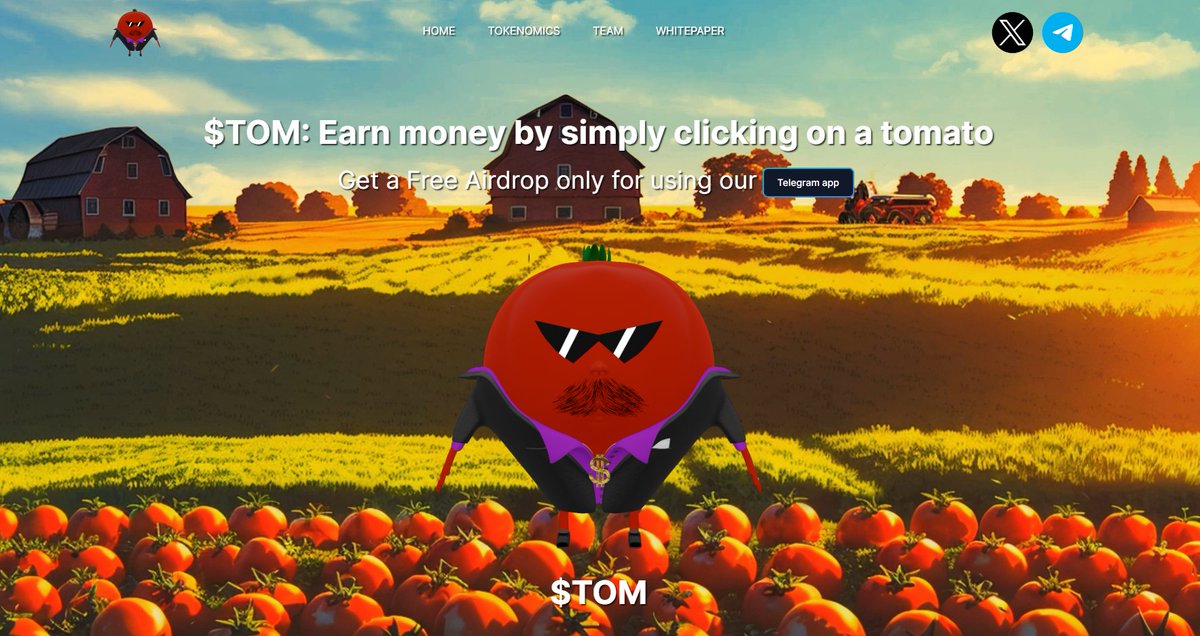 TOMSolCoin's tweet image. TOM wants his family to be well informed... 📔

🫡 So... he has sent the team to update the information on the Web, Whitepaper, Tokenomics and Roadmap.

You can check the updates here:

🍅 tomcoin.app 🍅

#TomCoin #Airdrop #freeairdrop #memecoin #Crypto #Notcoin