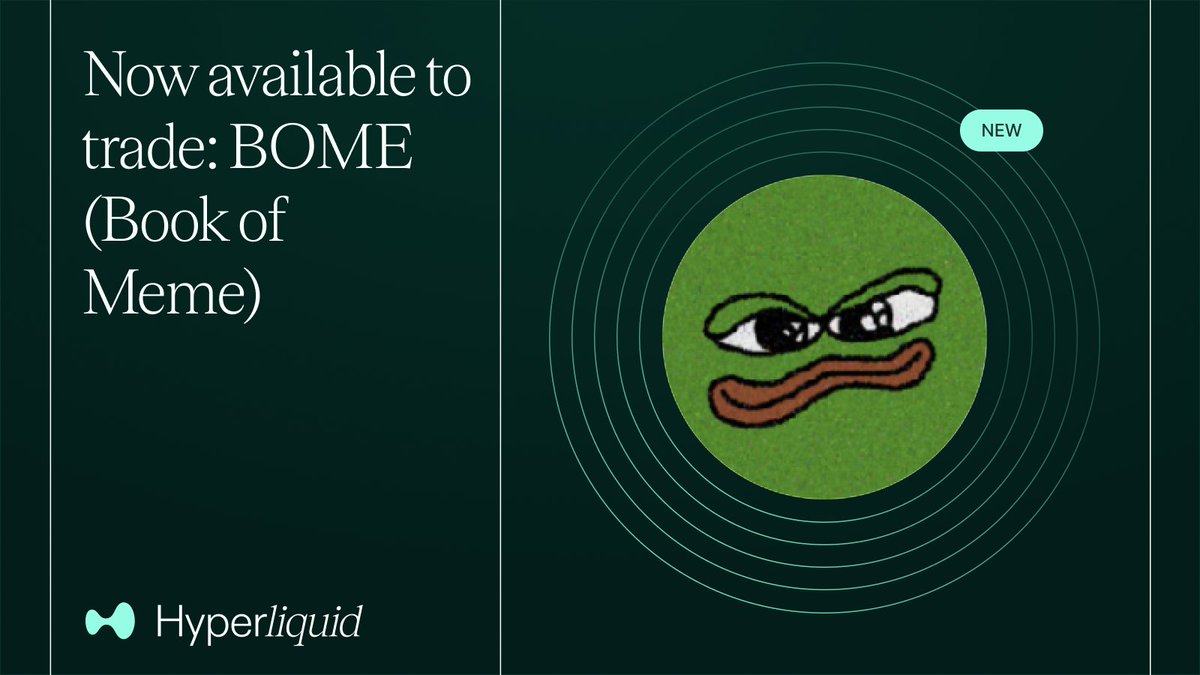 By community request, you can now long or short $BOME with up to 5x  leverage.