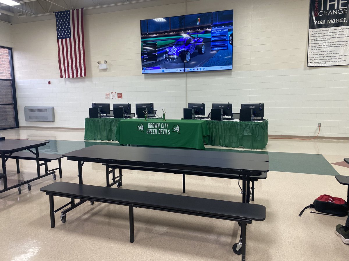 BCHS is hosting an E-Sports Showcase for Thumb schools this afternoon! Looking forward to the Rocket League competition! @MASSP_esports <a href="/massp/">Secondary Principals</a>