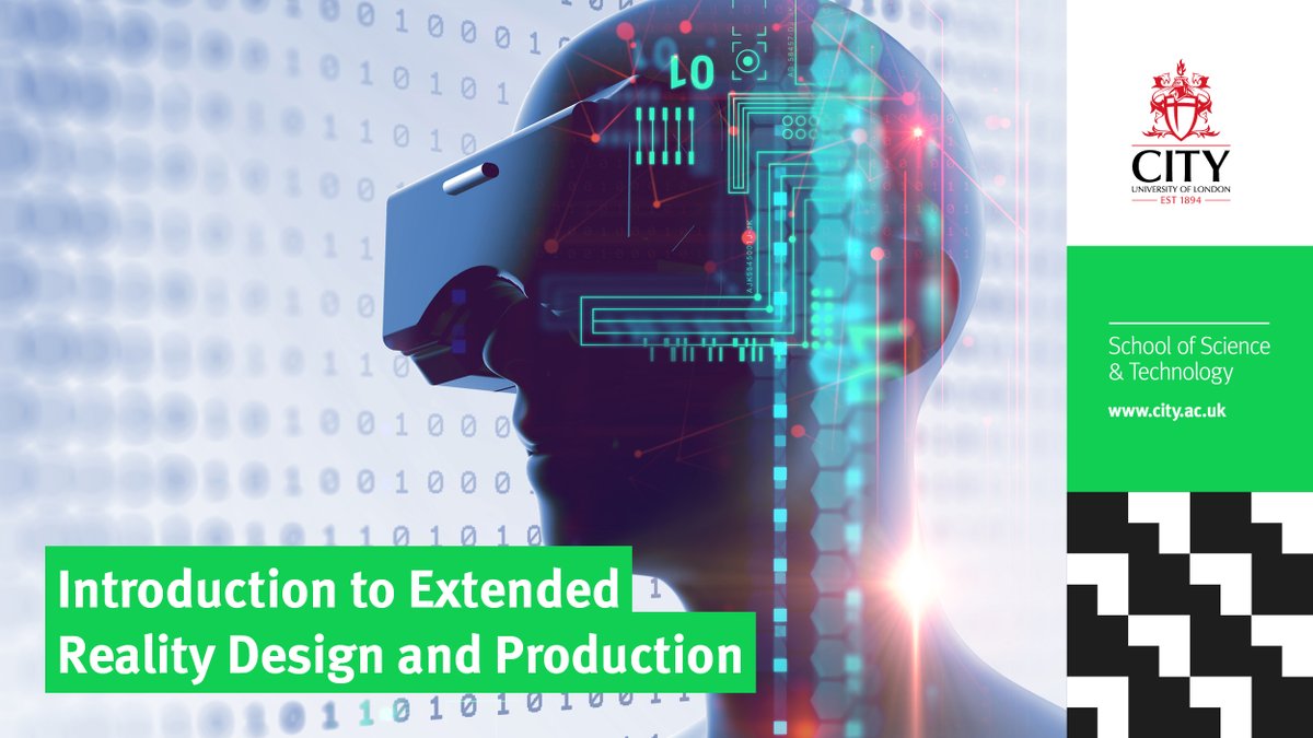Enhance your career in the rapidly evolving world of extended reality by enrolling on “Introduction to Extended Reality Design and Production”, a brand-new, five-day course delivered by City and ARuVR. Learn more and enrol: city.ac.uk/prospective-st… #AR #VR #MR #XR #CPD #CitySTEM