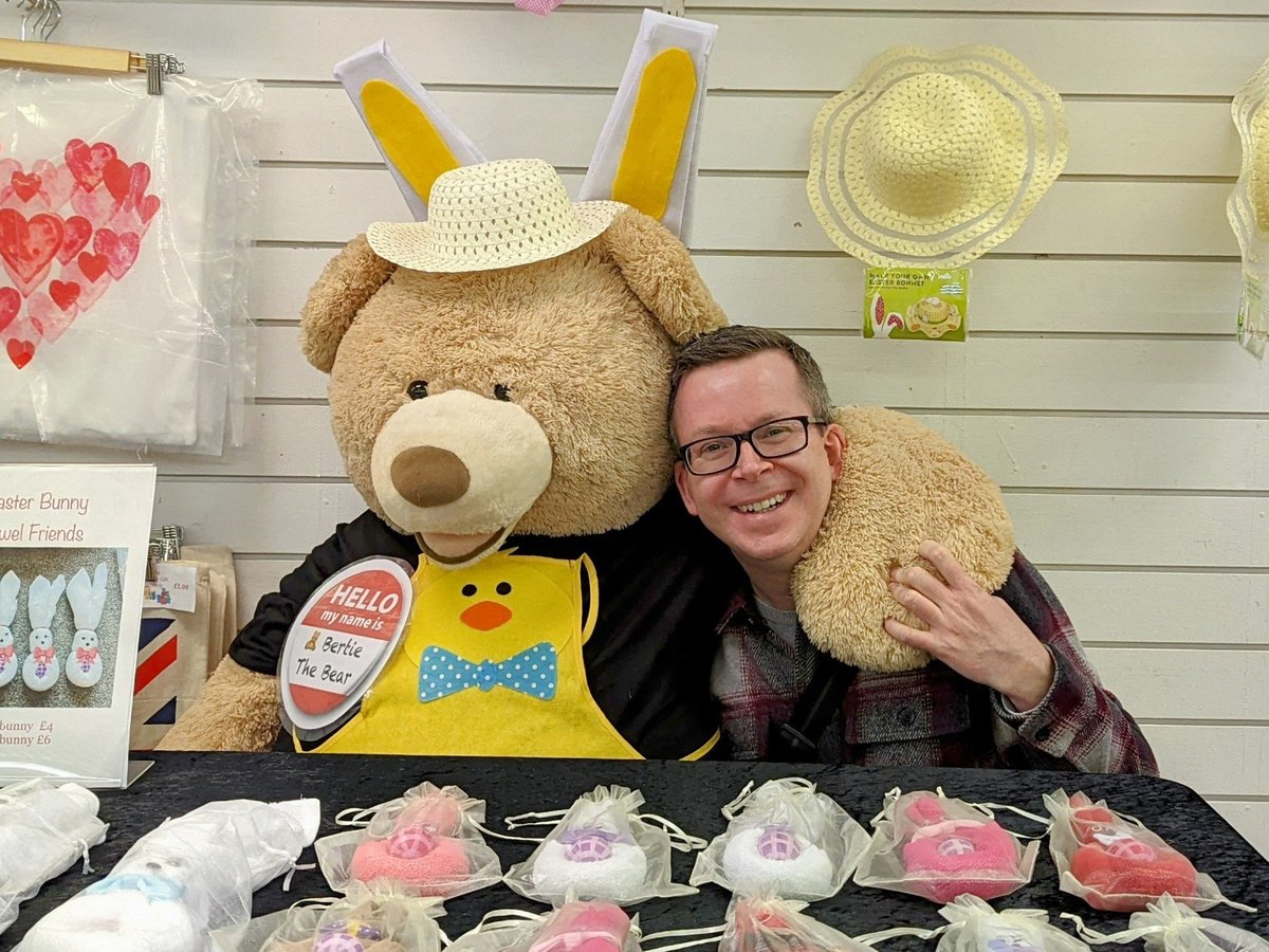 Earlier this afternoon I caught up with <a href="/BertieTheBear3/">BertieTheBear</a> at <a href="/thecraftfairco/">The Craft Fair Company / The Crafty Gift Shop</a> inside <a href="/stcuthbertswalk/">St Cuthbert's Walk Shopping Centre</a> in #ChesterleStreet. No photo opportunity is out of the question if it helps promote the businesses I work with! 🐻