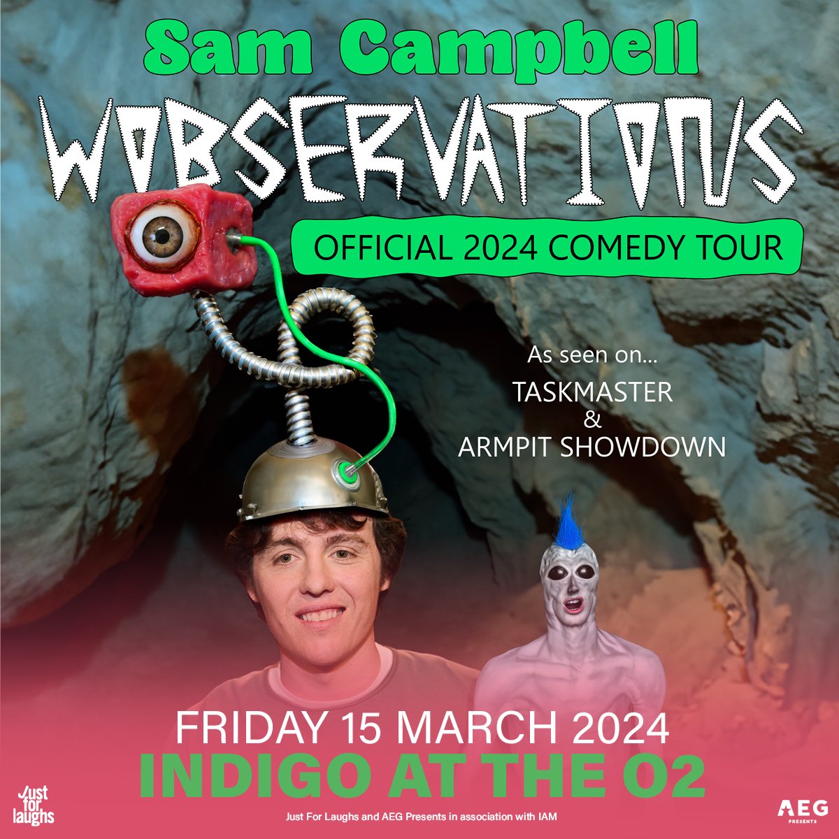 Amos Memon (@amosmemon) on Twitter photo Times for Sam Campbell: Wobservations at Indigo at The O2 tonight:
6.30pm doors ( say <a href="/TheO2/">The O2</a> )
or
7pm doors ( say <a href="/TicketmasterUK/">ticketmasteruk</a> and
<a href="/seetickets/">See Tickets</a> )
8pm show starts
10.30pm curfew
#mcdonaldscomedy Times for Sam Campbell: Wobservations at Indigo at The O2 tonight:
6.30pm doors ( say <a href="/TheO2/">The O2</a> )
or
7pm doors ( say <a href="/TicketmasterUK/">ticketmasteruk</a> and
<a href="/seetickets/">See Tickets</a> )
8pm show starts
10.30pm curfew
#mcdonaldscomedy