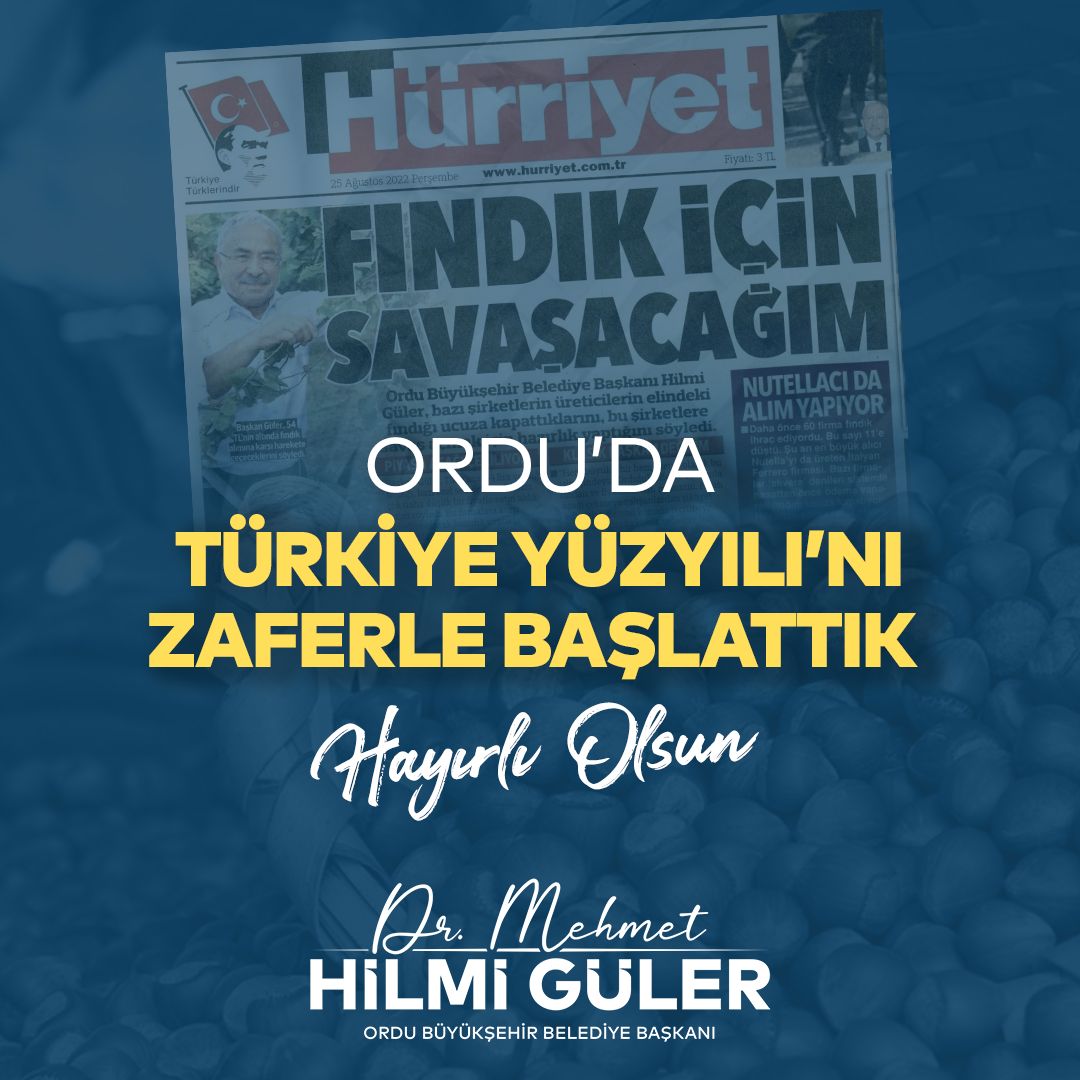 mhilmiguler's tweet photo. Ordu’da Türkiye Yüzyılı’nı zaferle başlattık.

Türkiye’mizin, Ordu’muzun gözü aydın.

Ülkemizdeki fındık üreticilerini korumak için başlattığımız mücadelemiz zaferle neticelendi. 

Uzun hukuki süreçler neticesinde artık fındık fiyatını sadece “Türkiye Cumhuriyeti” belirleyecek. 

Dünyada üretilen fındığın yaklaşık %70’i Karadeniz Bölgesi başta olmak üzere ülkemizde yetişmektedir. Buna rağmen fındık piyasasını haksız rekabetle uzun zamandır belirleyen yabancı firmalara karşı dik durarak fındık üreticisin yıllardır gasp edilen emek hakkını kurtardık.

Direnişimiz kapitalizme diz çöktürdü. Emperyal güç olarak ülkemizin el emeğine göz dikenlere karşı zor oyunu bozar diyerek hemşehrilerimizin geleceğini istek altına almak isteyenlere fırsat vermiyoruz. 

Finansal oyunlarla fındık üreticilerimizi fakirleştirmek isteyen, ucuza fındık alarak tekel ve kartel oluşturan özel firmalara bundan sonra müsamaha gösterilmeyecek ve müsade edilmeyecektir. 

1923’de kaldırılan kapitülasyonların yeniden hortlamasına fırsat vermeyeceğiz. Ülkemizin ekonomik bağımsızlığını korumak için, başta fındık üreticilerimiz olmak üzere bütün çiftçilerimizin arkasında durmaya, haklarını korumaya devam edeceğiz. 

Rekabet Kurulu, Ferrero Fındık İthalat İhracat ve Ticaret AŞ hakkında yürüttüğü soruşturmayı, Ferrero’dan alınan "Türkiye’de müdahale referans fiyatının altında kabuklu fındık alımı yapmayacağını ve piyasanın verimliliğini destekleyeceği" taahhütü üzerine sonlandırma kararı aldı.

Üreticilerimize ve ülkemize hayırlı uğurlu olsun.