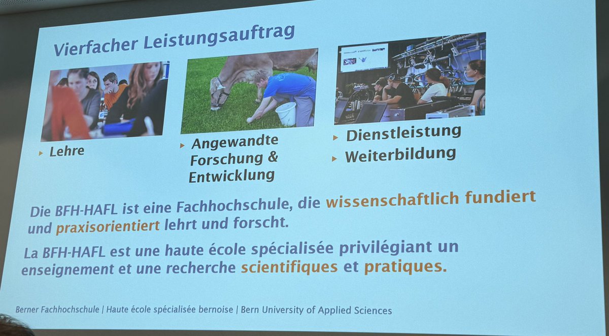 MRediger's tweet photo. PartnerInnen-Veranstaltung an der @HAFL in Zollikofen BE. Peter Spring begrüsst ein volles Haus zum Thema „Nachhaltigkeit umfassend anpacken: ökologisch, wirtschaftlich, sozial“. Starke Projekte vorgestellt und neue Partnerschaften. 👍🏻👌@LIDnews für https://t.co/TQx2EuMfPo