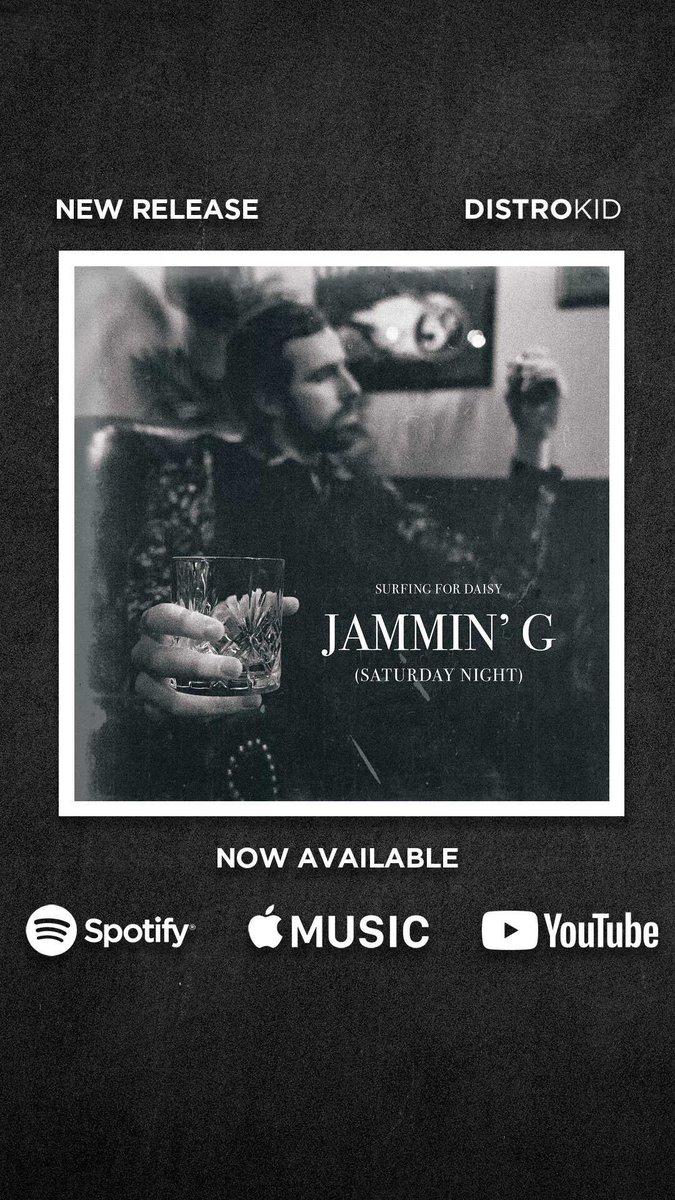 Jammin’ G (Saturday Night) available now!!!