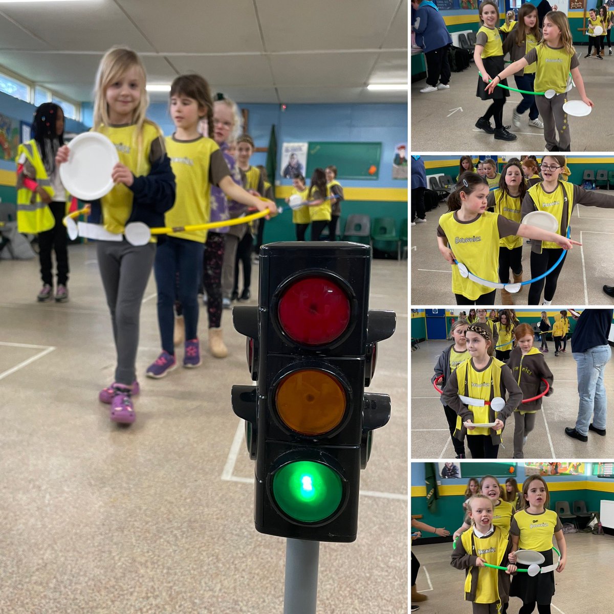 Toot toot! Using our indicators on the road. 🚗🚙🚕🚓 #girlguiding #hernebay #brownies