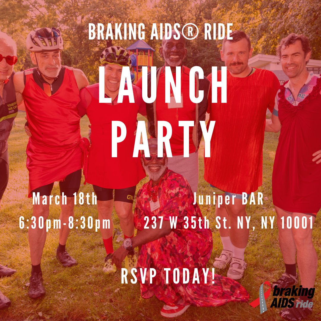 The most anticipated party of the year is here! Join @housingworks at @JuniperNYC BAR for our annual @brakingaidsride Launch Party on March 18th, 2024 from 6:30 pm - 8:30 pm. Come out & hear about this year’s NEW ride location. RSVP here: brakingaidsride.org/event-one/