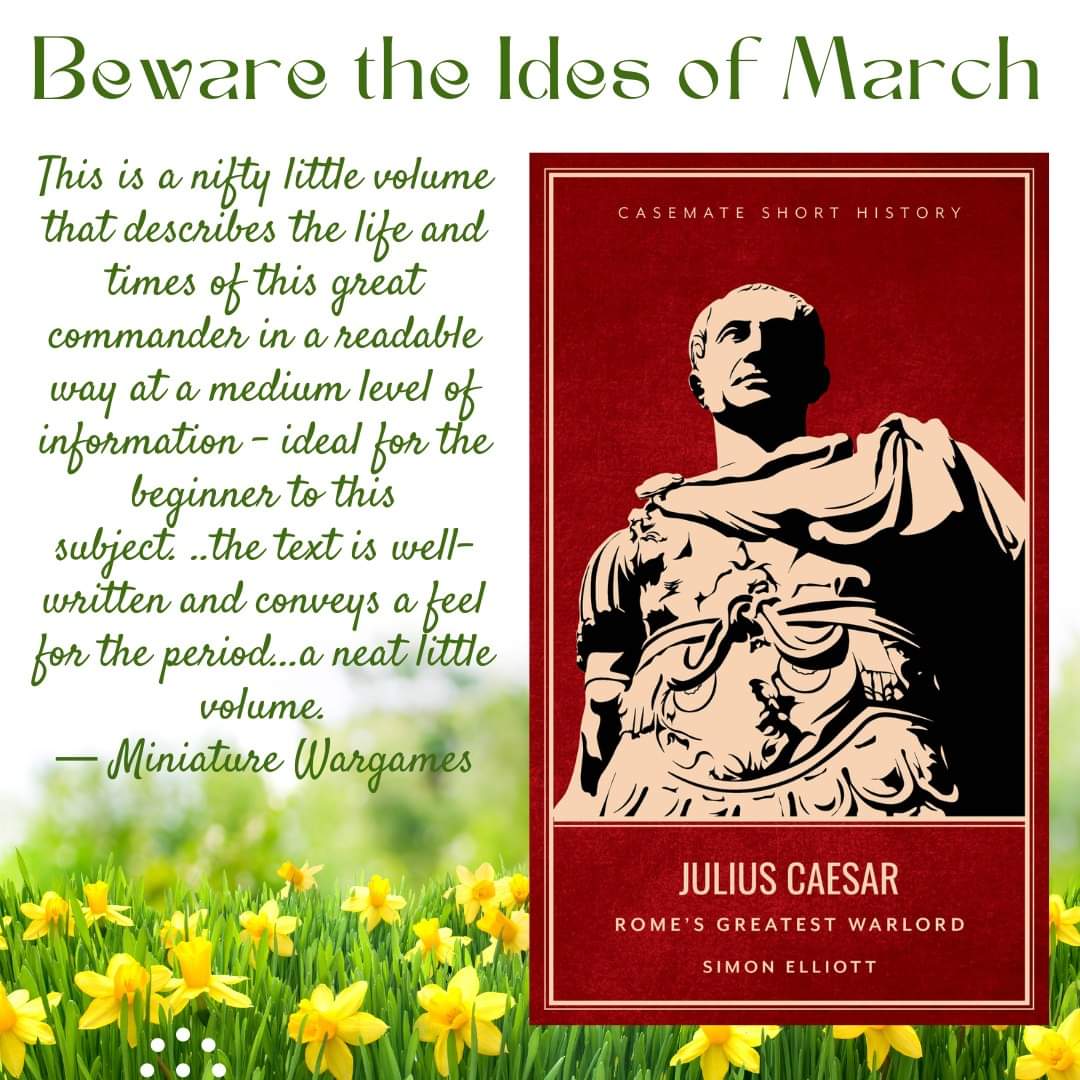 Nice review of my Caesar biog thru ace @Casemate_UK @casematepub ! Beware the Ides of March indeed! @ArtsHumsUniKent @kentiquity @BAR_Publishing