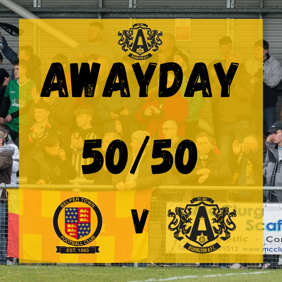 🎫🎫 AWAYDAY 50/50 🎫🎫 We're away from home tomorrow, and after a number of requests from fans, we are starting our awayday 50/50 this evening instead of the usual Saturday morning. Get your tickets on the below link. Drawn at half time tomorrow. ashingtonafc.rallyup.com/afc-5050-2324-…