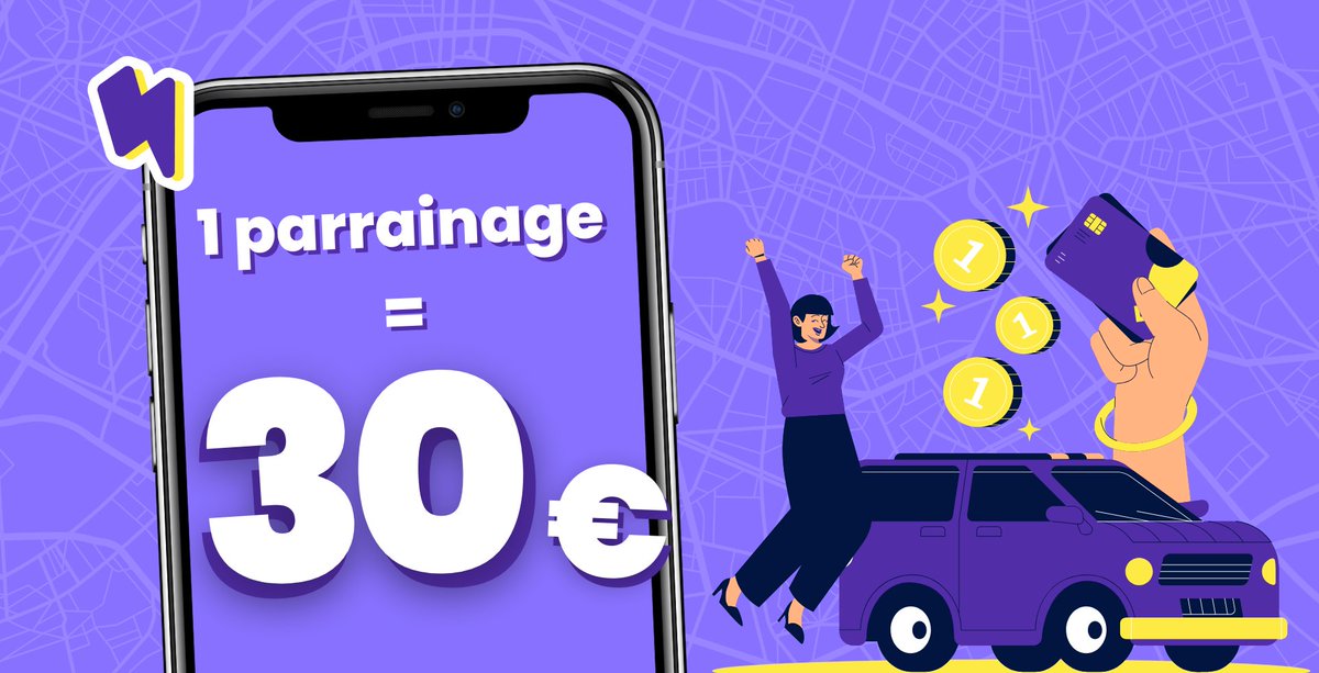 YasmineKilani4's tweet photo. Parrainage covoiturage #Ynstant
Code: JAAFAR1
A saisir au moment de l'inscription.
25€ dès le 1er trajet, 95€ suite à 9 autres trajets.
Avec mon code, 10€ en+ à empocher dès le 1er trajet. https://t.co/hH3WHYJHe4