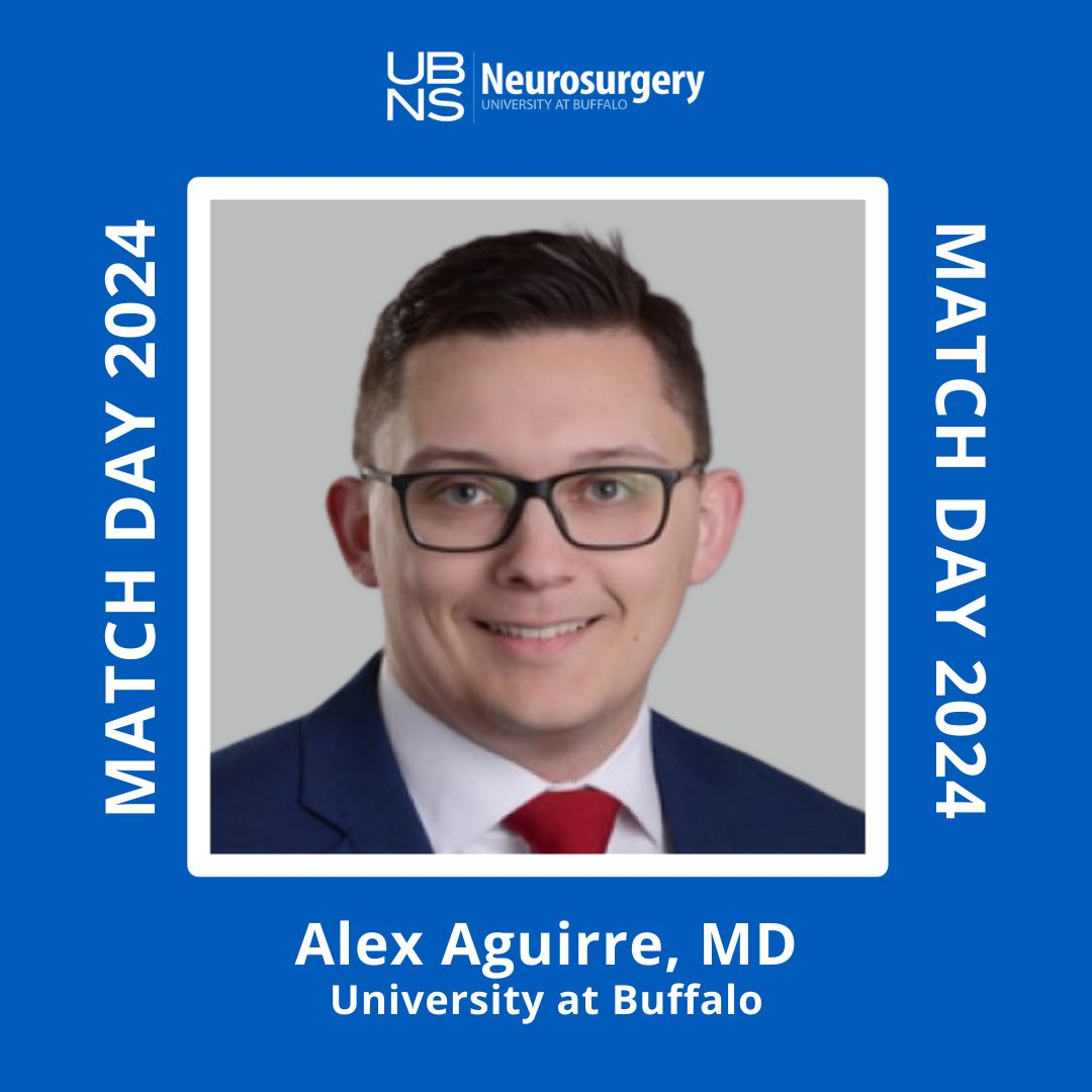 UB_Neurosurgery's tweet photo. Congratulations to our 2024 Matches!!! 💙

We're thrilled to welcome these four incoming PGY-1 residents to the #UBNS family! 

#MatchDay2024 #MatchDay https://t.co/WdgiCddFl4