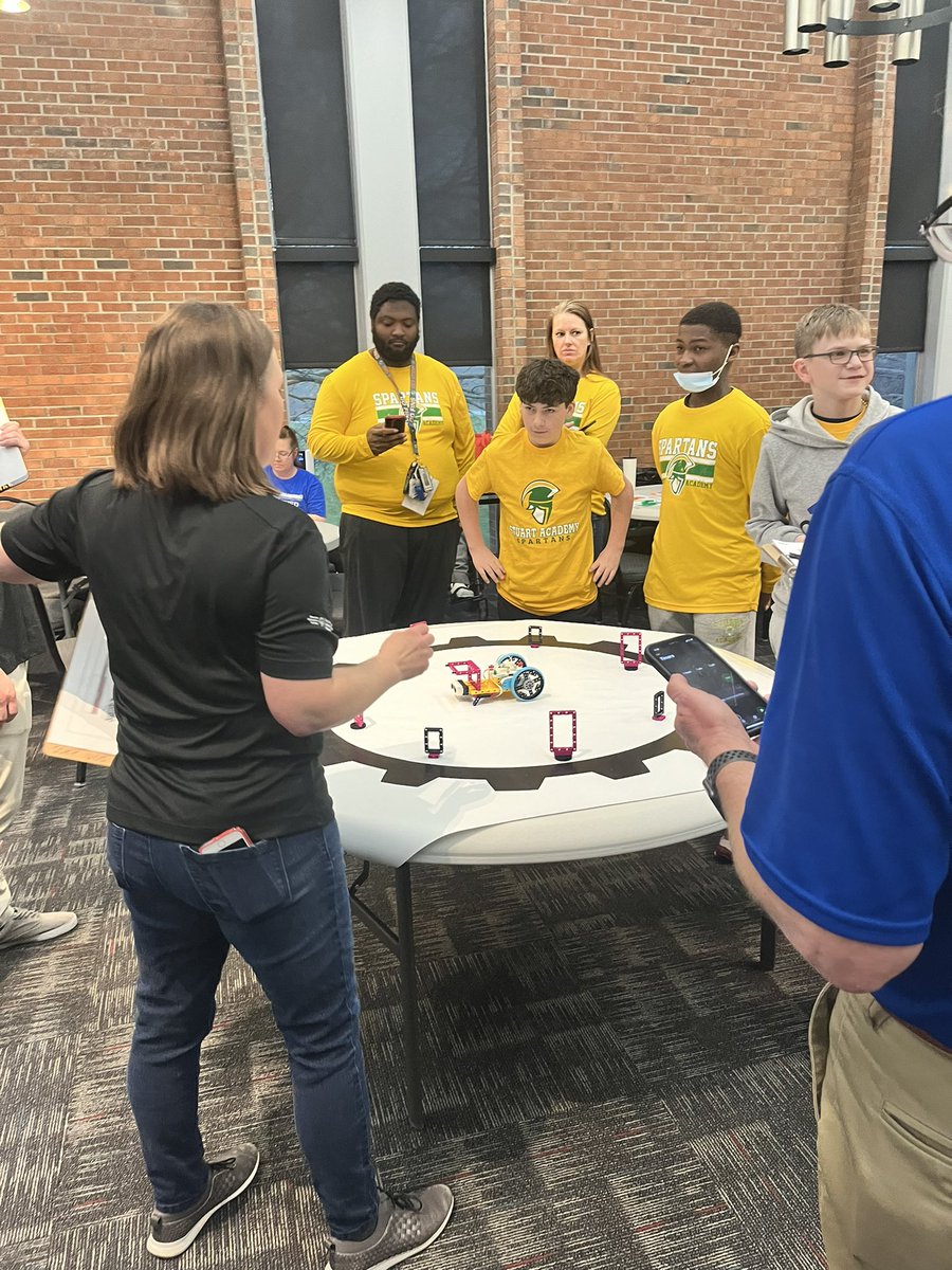 Students from Westport, Kammerer, Stuart and Anchorage competed at @sokentucky Unified Sports Robotics Competition today! ⚙️🤖 @JCPS_ECE