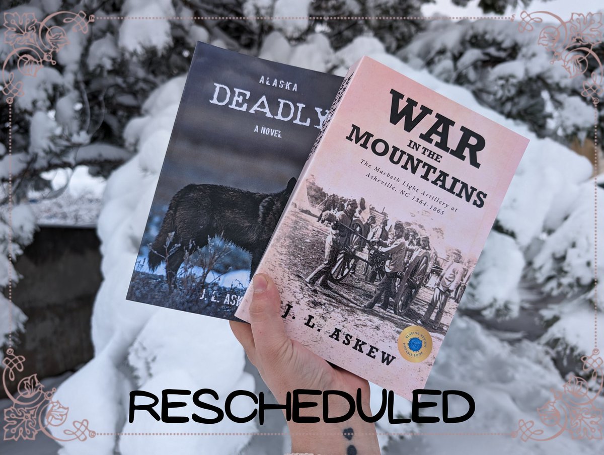 Hey all!

Unfortunately, due to inclimate weather, local author J.L. Askew will be rescheduling the signing that we had planned for tomorrow afternoon (Saturday, 3/16 - from 10am to 5pm)!
The signing will be rescheduled for Sunday, May 26th from 10am to 5pm, instead!