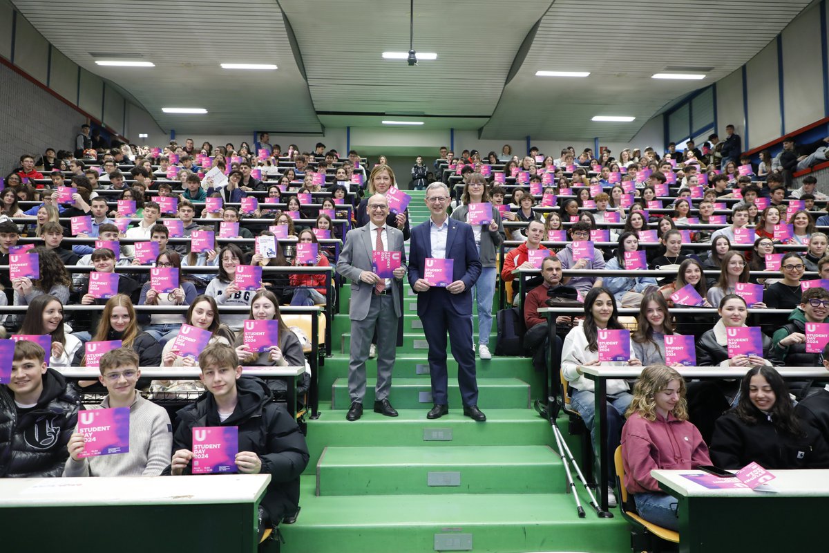 🔵 Seconda settimana dello Student Day 2024

Continua il principale evento di #orientamento Uniud, in cui ragazzi e ragazze delle scuole superiori diventano nostri studenti per un giorno.
📆 Ti aspettiamo per l’ultimo appuntamento domani, sabato 16 marzo, al Polo dei Rizzi.